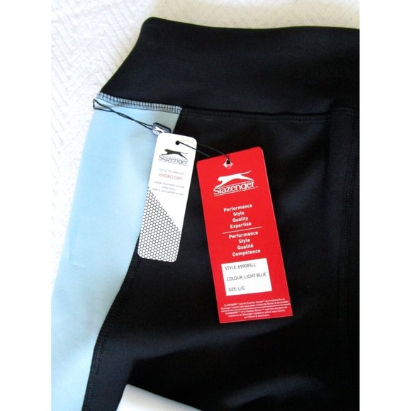 Slazenger Ladies' Sports Performance Full Leggings - NWT Light Blue - LARGE - Picture 11 of 11